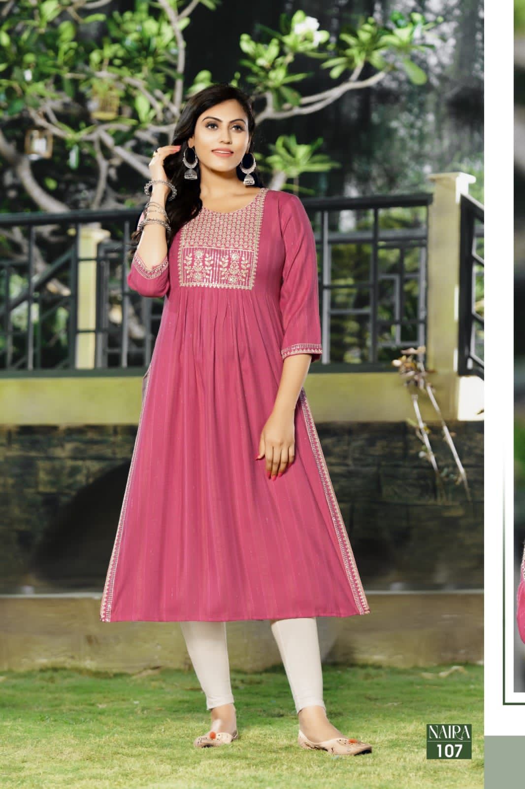 Naira By Hirwa 101-108 Designer Kurtis Catalog